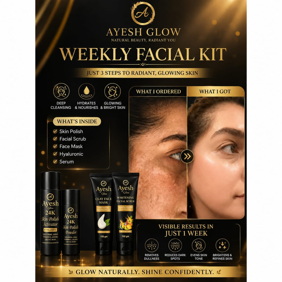 3 Step Whitening Facial