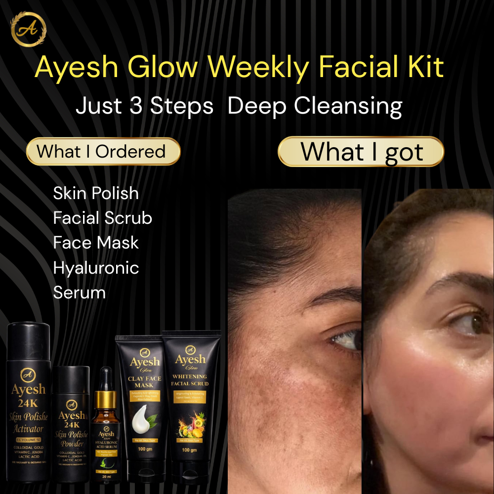 Whitening  Facial Kit Before After