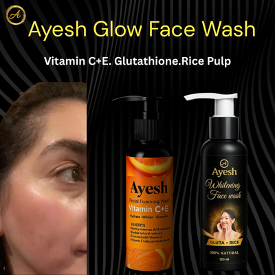Vitamin C+E & Glut+ Rice Face Wash