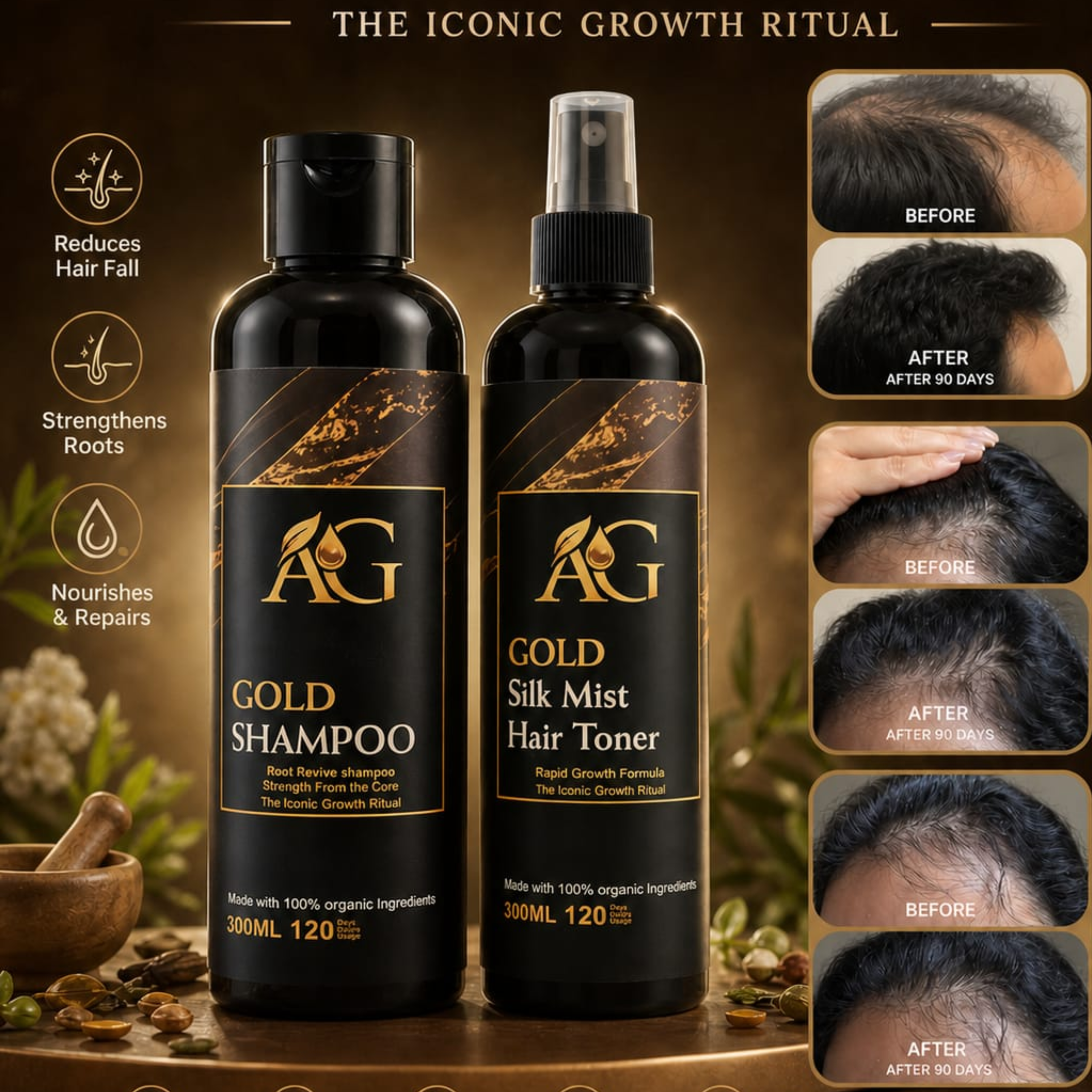 Organic  Hair Growth Solution