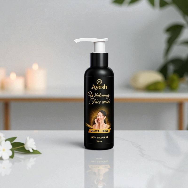 Ayesh Glow Face Wash Gluta+Rice