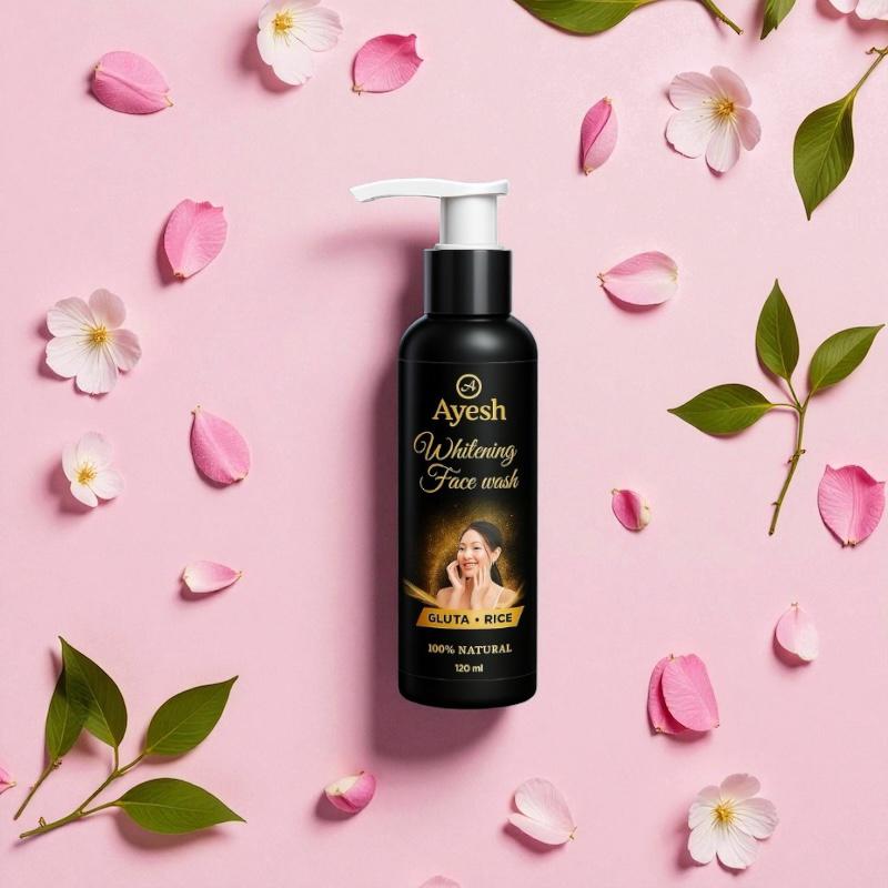 Ayesh Glow Face Wash Gluta+Rice