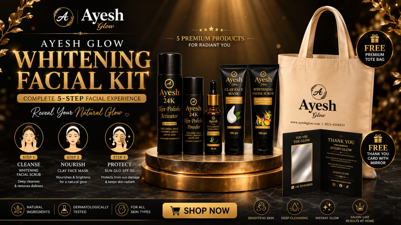 Whitening Weekly Facial Kit