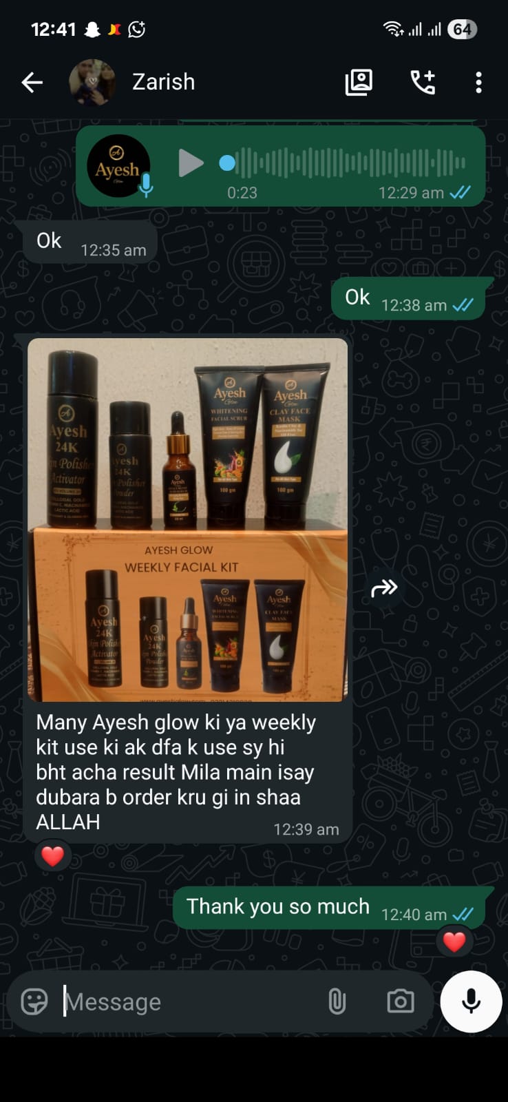 Weekly Facial Kit