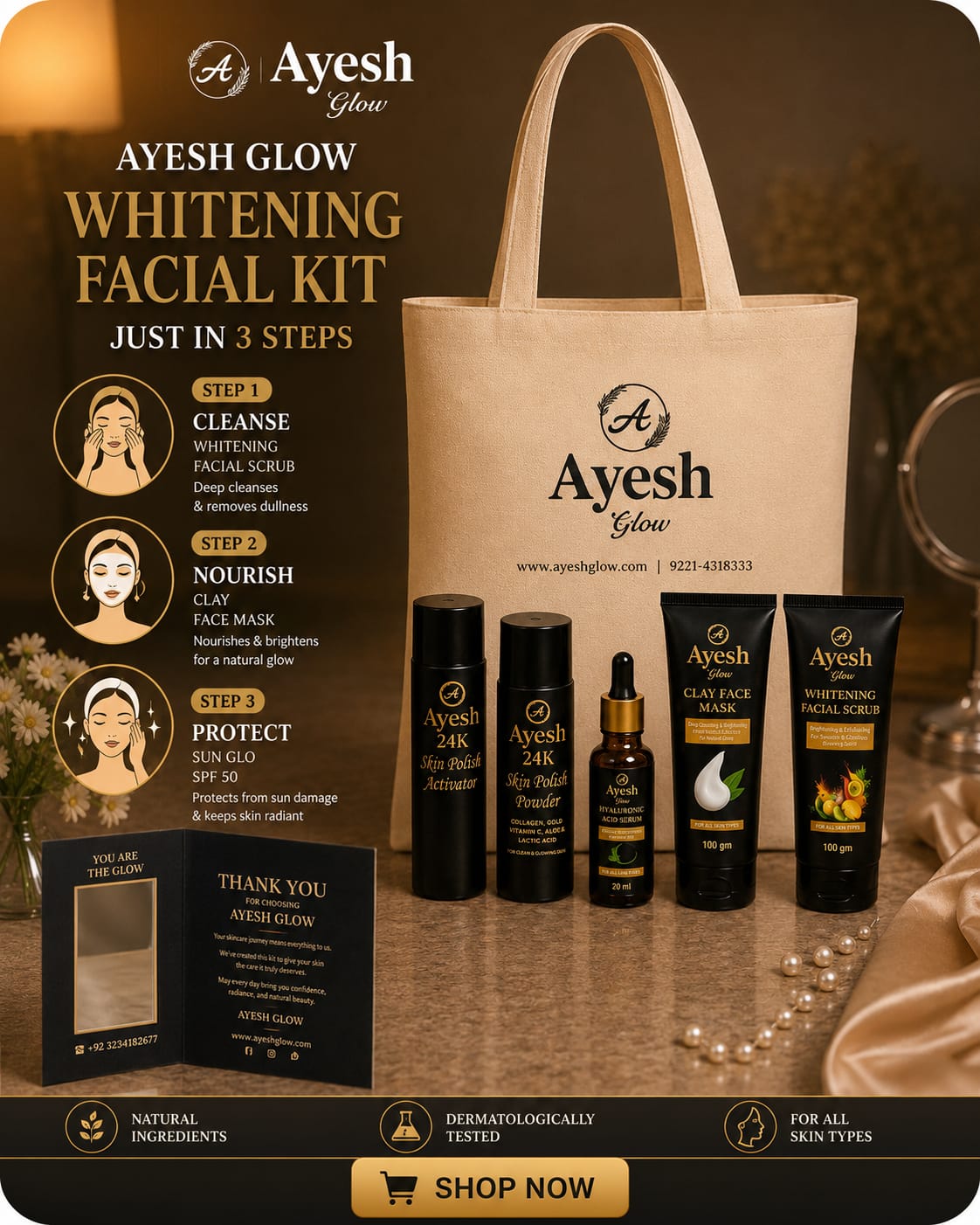 Whitening Weekly Facial Kit