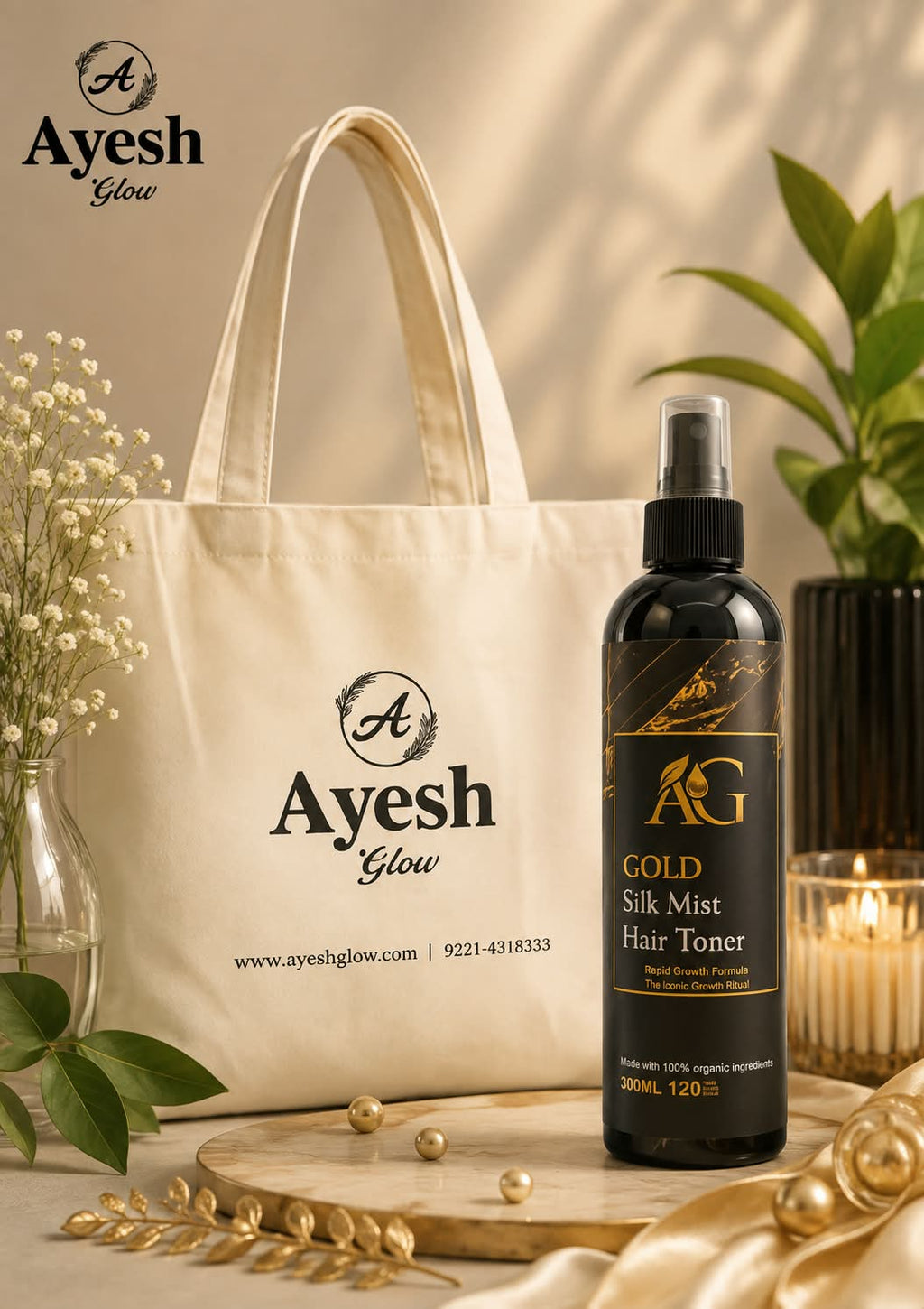Organic Fast Hair Growth Toner